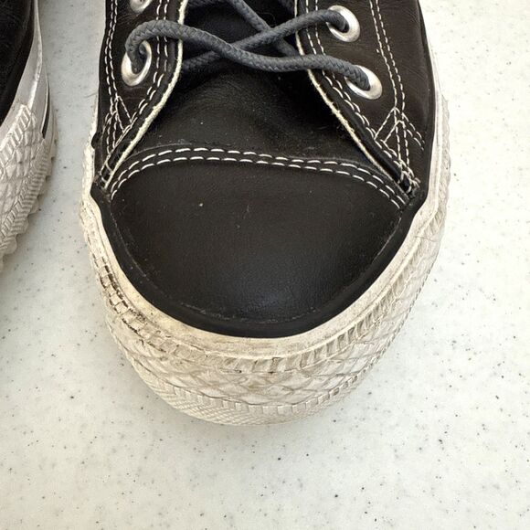 Converse Chuck Taylor City Hiker Black Shearling Hi Top Leather Men’s Size 11 - Picture 4 of 15